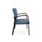 Lesro Newport 2 Seat Tandem Seating Metal Frame No Center Arms, Black, MD Titan Upholstery NP1501 - alternate 3